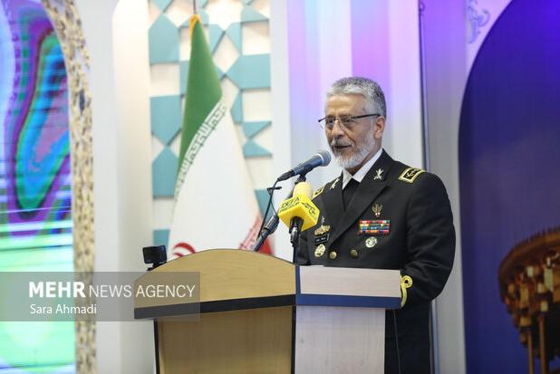 سخنرانی امیر دریادار حبیب‌الله سیاری در همایش زوج‌های جوان ارتش