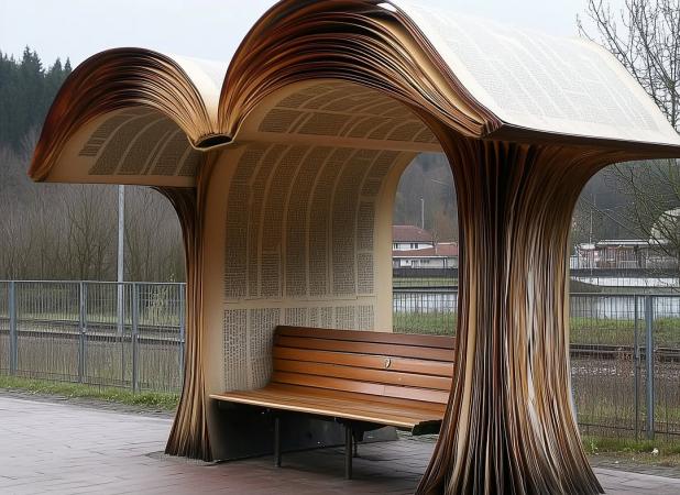 انتظار برای اتوبوس یا گشت‌وگذار در یک رمان؟!