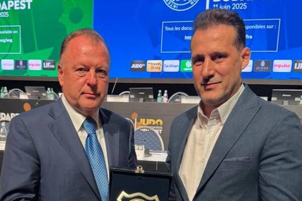 دیدار آرش میراسماعیلی با رئیس فدراسیون جهانی جودو