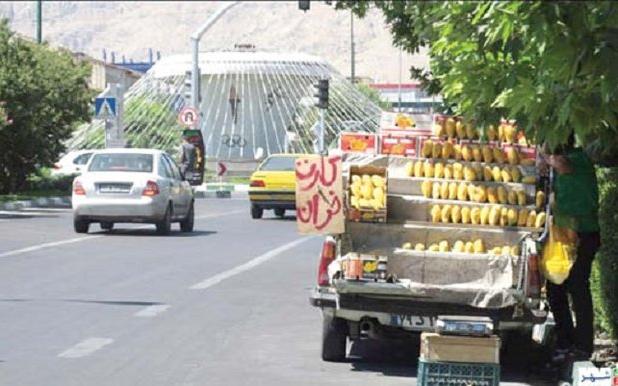 ساماندهی وانت بارهای میوه فروش در اردبیل انجام شد