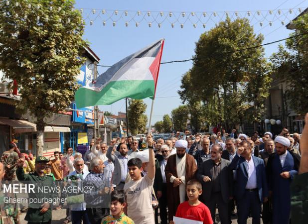 راهپیمایی «جمعه خشم» در گیلان برگزار شد