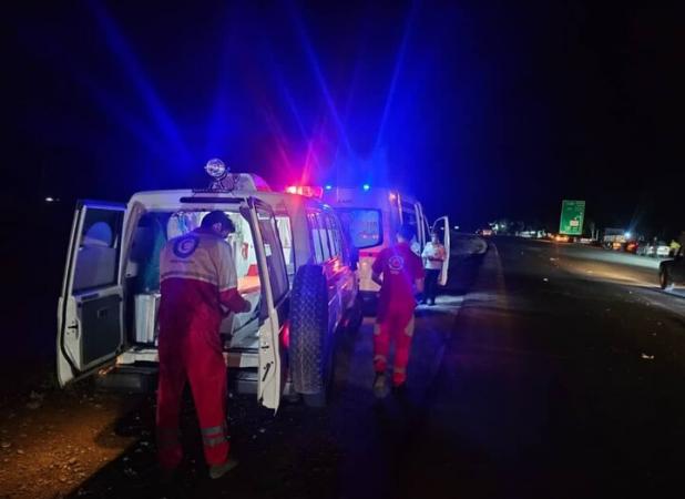 تصادف پژو ۲۰۶ با عابر پیاده در جاده فیروزآباد - شیراز با ۲ کشته