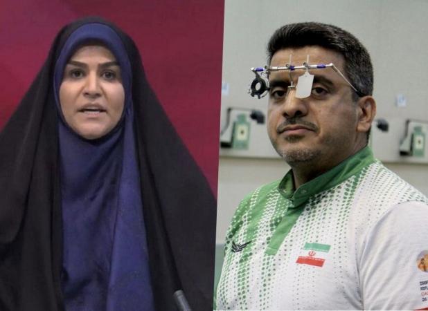 قهرمان المپیک، مدالش را به سحر امامی تقدیم کرد!