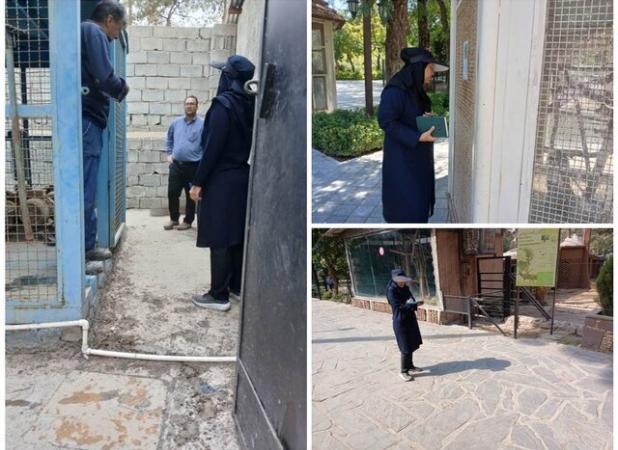 بازدید کارشناسان محیط زیست از باغ وحش ارم، پارک شهر و موزه هفت چنار