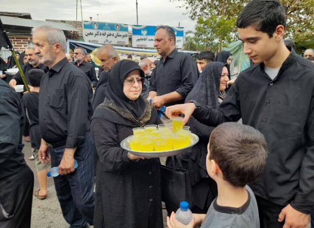 حضور گسترده مردم کلاچای در مراسم راهپیمایی جاماندگان اربعین