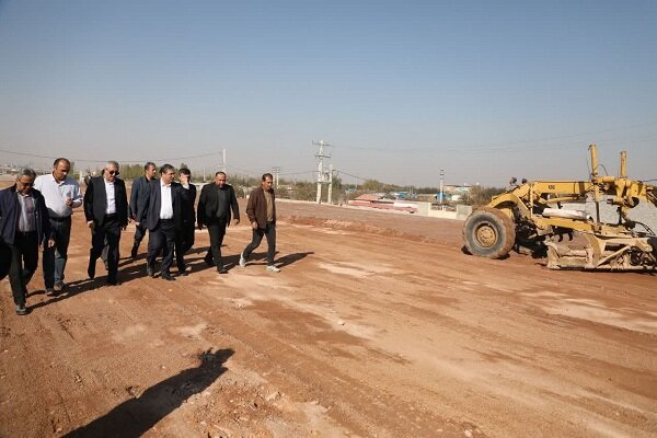 آرامون: پیشرفت ۸۲ درصدی احداث کنارگذر شمال‌غربی میاندوآب