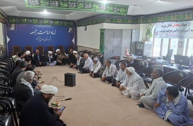 مراسم تجلیل از آزادگان سرافراز شهرستان مرزی صالح آباد برگزار شد