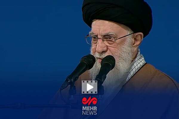 دعای پایانی رهبر انقلاب در اولین سخنرانی خود در سال ۱۴۰۳