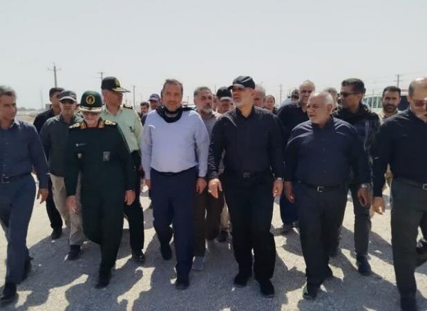 وزیر کشور از محل جانمایی مواکب در میدان اربعین مهران بازدید کرد