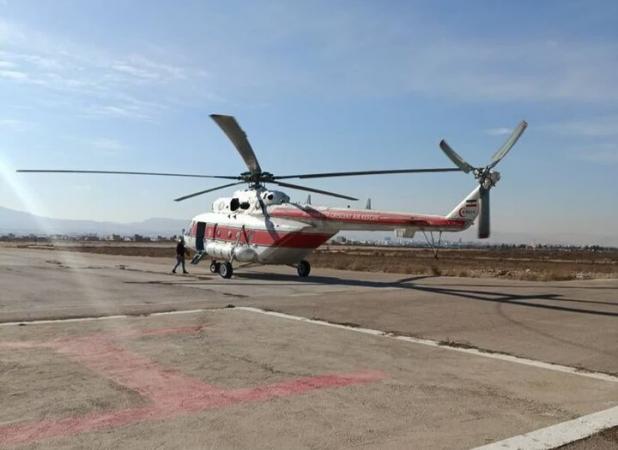 تخصیص بالگرد امدادی به هلال‌احمر کرمانشاه برای تقویت پوشش عملیات نجات