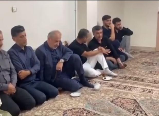 حضور کنعانی زادگان و درویش در منزل الهه حسین‌نژاد