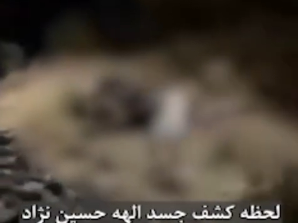 بی احتیاطی عجیب در لحظه کشف پیکر الهه حسین‌نژاد