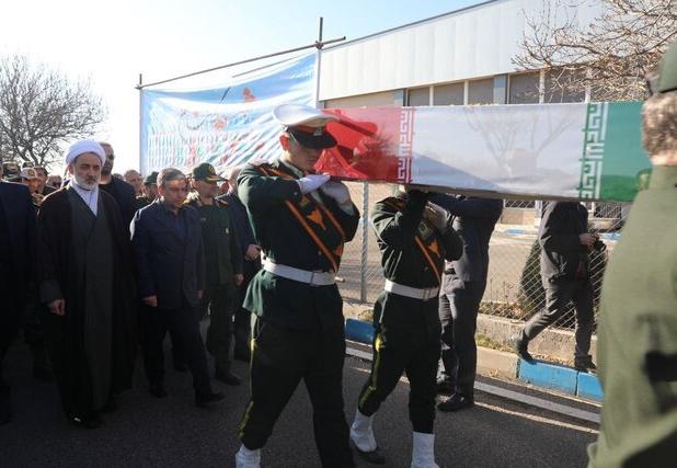 ورود پیکر مطهر ۳ شهید گمنام به اردبیل