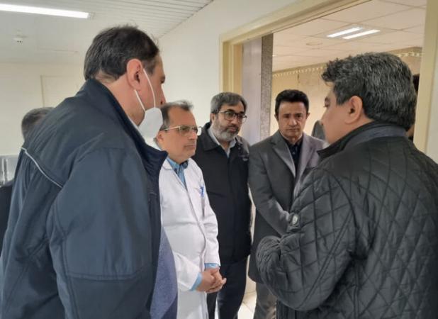 عیادت رئیس دانشگاه تبریز از دانشجوی مصدوم این دانشگاه