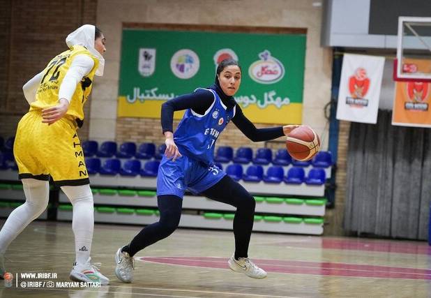 شکست گروه بهمن برابر آکادمی سحر در هفته هفدهم لیگ برتر بسکتبال زنان