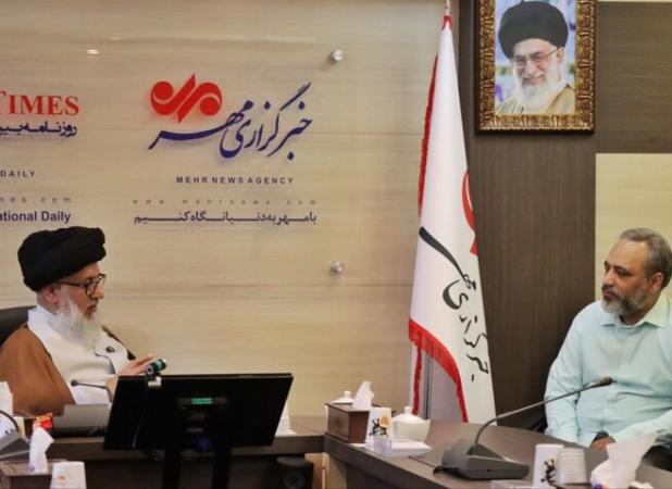 بازدید سید عیسی حسینی مزاری از خبرگزاری مهر+ تصاویر