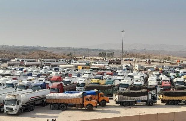 تردد ۶۰ هزار کامیون حامل کالاهای صادراتی در گمرکات مرزی استان کرمانشاه