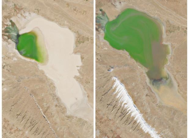 تصاویر امیدوارکننده از زنده شدن دریاچه خوشگل ایران