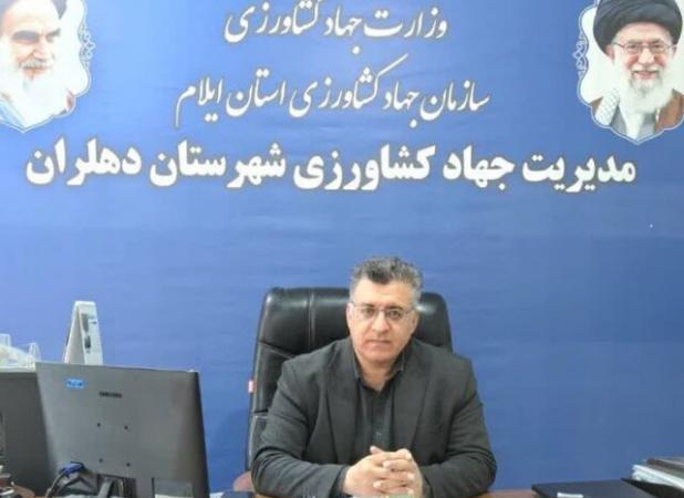 مدیر جهاد کشاورزی شهرستان: دهلران با گسترش کشاورزی کم‌آب‌بر در مسیر تولید پایدار قرار دارد