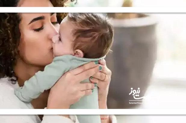 هشدار برای بوسیدن نوزاد