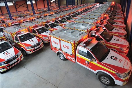 کمبود ۲۰۰۰ دستگاه خودرو در آتش‌نشانی‌های کشور