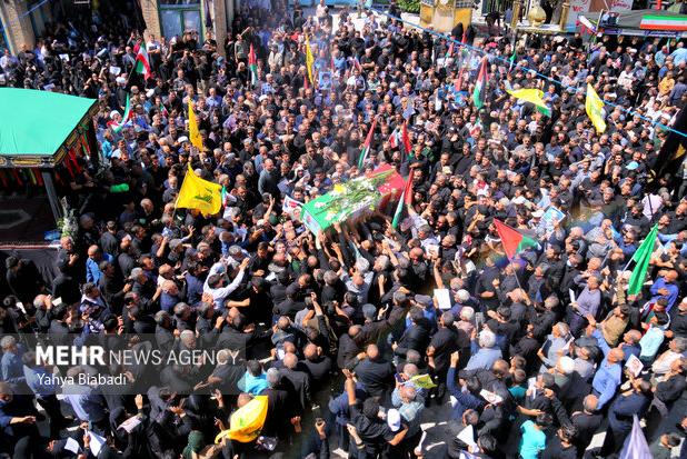 پیکر مطهر شهید «امیرحسین صالحی» در آمل تشییع شد