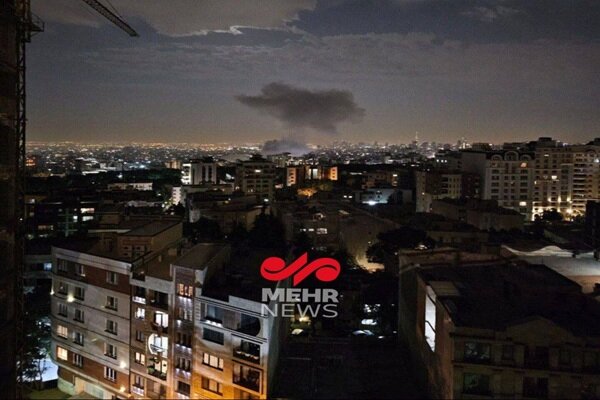 حریق کارگاه نجاری در خیابان قدوسی تهران