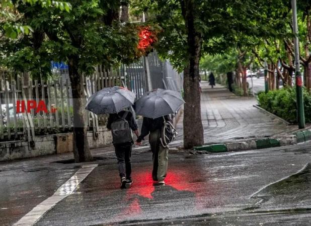 بارش‌های پراکنده در مناطقی از شمال و شمال غرب کشور