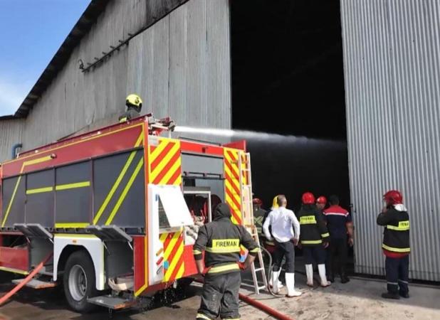 محموله آتش گرفته در بندر امام متعلق به بخش خصوصی بود