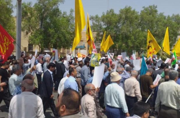 راهپیمایی مردم بوشهر
