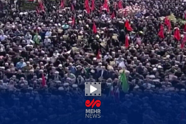 تشییع باشکوه پیکر سپهبد پاسدار شهید علی شادمانی در همدان