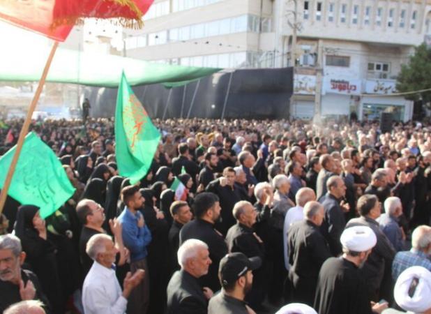 «نصر من الله و فتح قریب»نوای مردم ایلام در تاسوعای حسینی