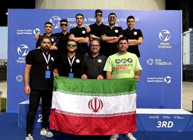 تاریخ‌سازی نوجوانان ترای‌اتلون ایران/ سه سکوی آسیا برای ایران