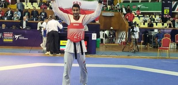 غلامی قهرمان تکواندوی جهان شد/ دومین طلای شاگردان افلاکی در نایروبی