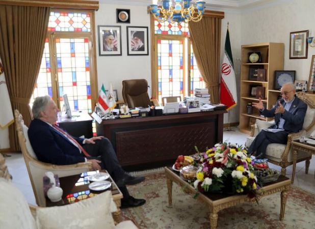 دیدار رئیس بنیاد ایرانشناسی با گزارشگر سازمان ملل