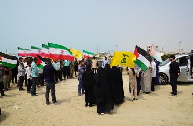 حضور کاروان یاران صمود در شهرستان سیریک