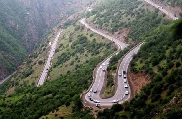 ترافیک نیمه سنگین در محورهای هراز و کندوان