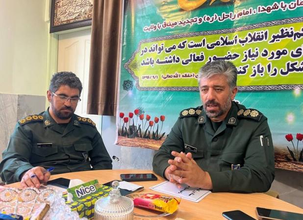 با کادر بسیج می‌توان درد مردم و گرفتاری‌ها را پایان داد