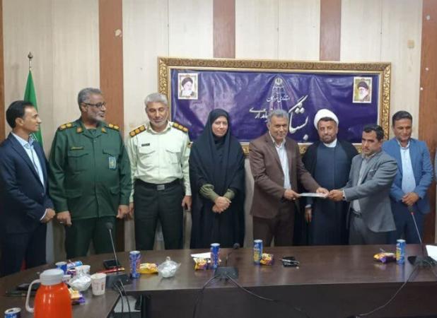 تکریم و معارفه بخشداران گوهران و گافر و پارامون در بشاگرد برگزار شد