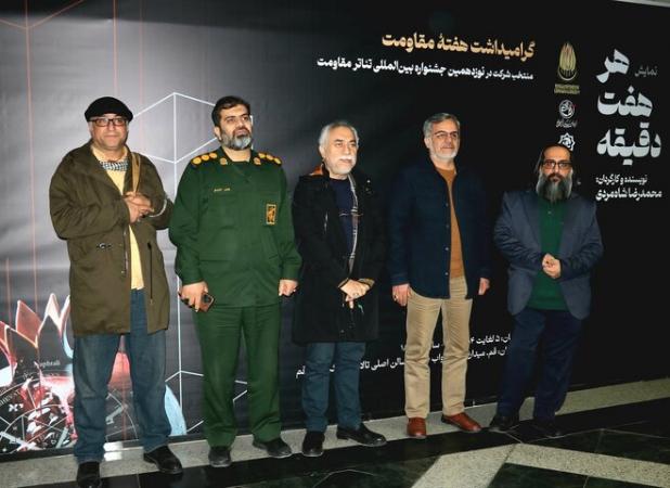 مدیرعامل انجمن تئاتر انقلاب مهمان نمایش «هر هفت دقیقه» در قم شد