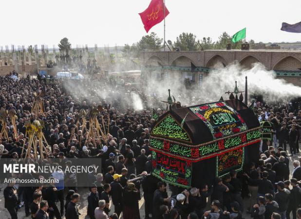 آئین سنتی بیل زنی و علم گردانی در شهرستان خوسف