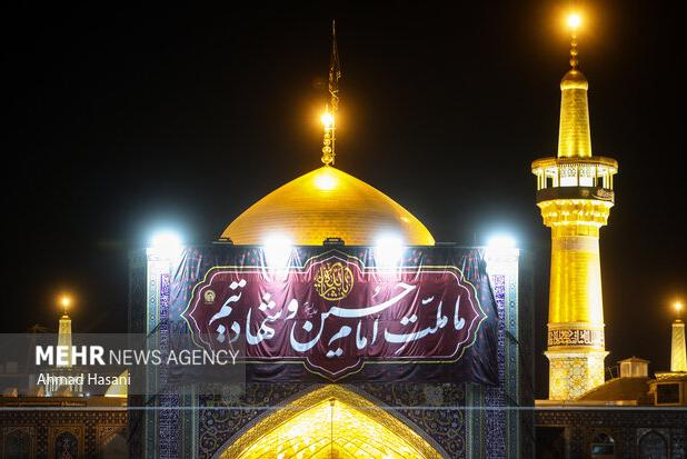 «ما ملت امام حسینیم»؛ فریاد عاشقان ثارالله در جوار امام هشتم(ع)