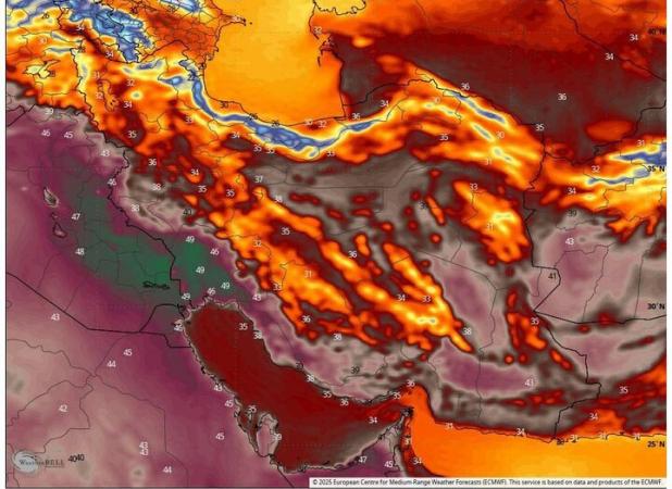 ورود موج جدید گرمای شدید از نیمه دوم هفته؛ بارش‌های موسمی در هرمزگان