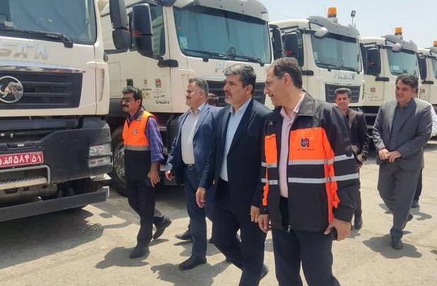 تقویت چشمگیر ناوگان راهداری کردستان با افزوده شدن ۲۰ کامیون جدید