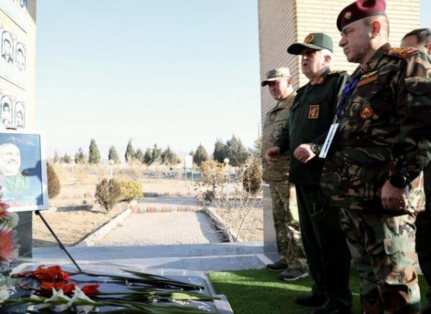 نمایندگان سازمان همکاری شانگهای به شهدای محور مقاومت ادای احترام کردند