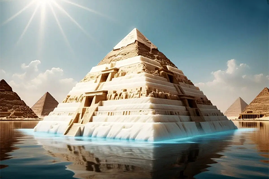 متفاوت‌ترین اهرام مصر باستان در دل آب‌های نیل