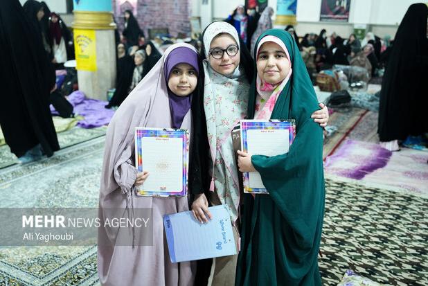 اعتکاف دانش‌آموزی مسجد بقیه الله شهرک فرهنگیان