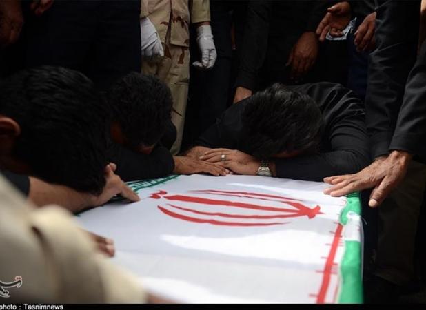 تشییع و تدفین پیکرهای مطهر ۷ شهید گمنام در ۳ استان