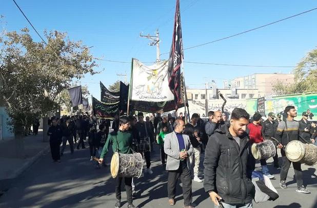 اجتماع عزاداران فاطمی شهر کاشمر 