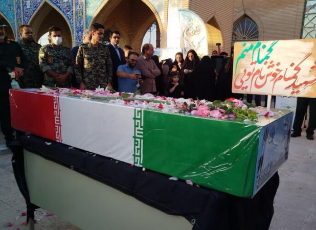 استقبال مردم بردسکن از پیکر مطهر شهید گمنام